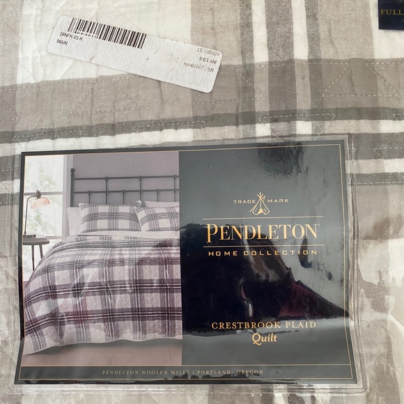 Pendleton Crestbrook Plaid Quilt - queen